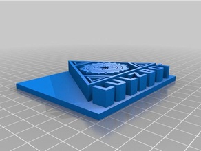 lulzbot logotipo de la placa identificación único triple extrusión signos y logotipos el mini taz taz4 taz5 6 placas 3d print model - Mito3D