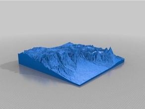 quetzaltenango-lago atitlan 3d print model - Mito3D