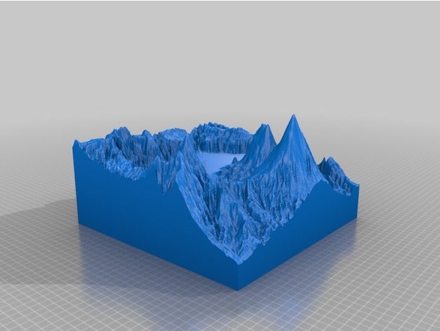 lago atitlan 3D print model - Mito3D