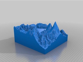 lago de atitlán 3d print model - Mito3D