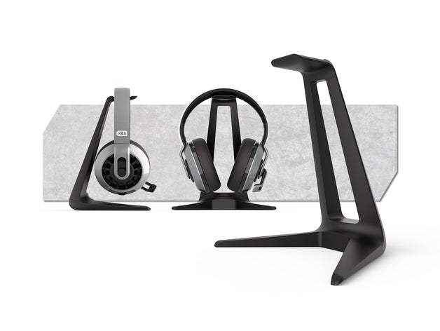 headphone stand organization headphones 3D print model - Mito3D