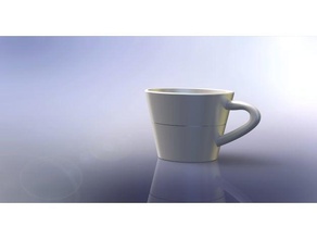 no drip mug kitchen & dining 3d print model - Mito3D