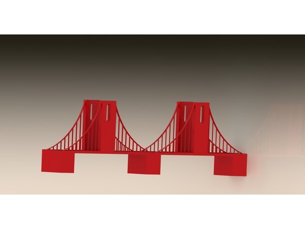 golden gate bridge de l'architecture pont san francisco 3D print model - Mito3D