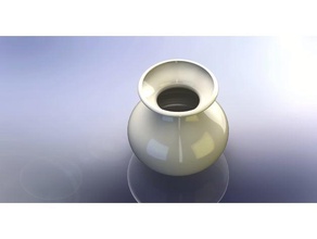 típica vaso decoração legal o de flor oco do vasos 3d print model - Mito3D