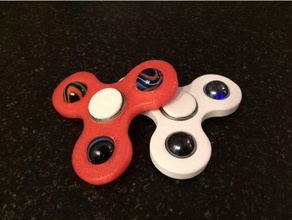 marbre spinner jouets & accessoires de jeux fidget main jouet toupie tri 3d print model - Mito3D