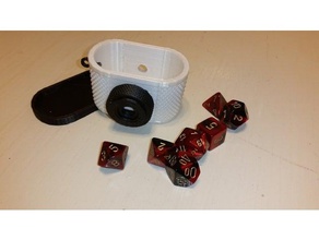telecamera box per dadi i la fotocamera di dialogo vassoio dnd dungeons dragons dungeon 3d print model - Mito3D