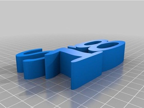 word sculpture - sam 18 sculptures 3d print model - Mito3D