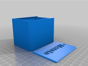 scatola per alessio 80 x 60 containers customized 3d print model - Mito3D