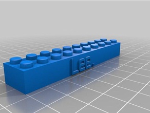 lee lego construction toys customized 3d print model - Mito3D