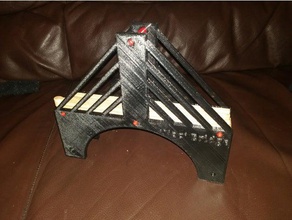 estaiada ponte de suspensão do brio madeira trens brinquedos & games 3d print model - Mito3D