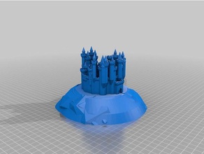 mi personalizados gran castillo generador las estructuras de edificios personalizado 3d print model - Mito3D
