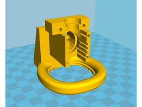 tevo tarántula - hexágono hotend de 40 mm la cubierta del ventilador Impresora 3d las piezas impresora 3d print model - Mito3D