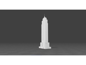 empire state building 3d-drucken 3d bauen Gebäude Objekt drucken 3d print model - Mito3D