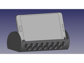 samsung 4 tutucu hoparlör unutmayın cep telefonu not stand galaxy Not 3d print model - Mito3D
