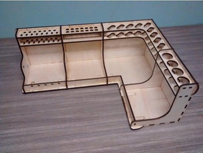 corner toolbench remix tool holders & boxes lasercut 3d print model - Mito3D