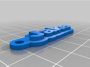 jake llavero llaveros personalizado 3d print model - Mito3D