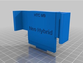 htc m9 neo hybrid quai de chargement téléphone mobile personnalisé 3d print model - Mito3D