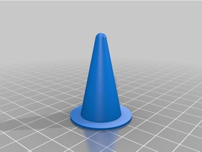meu cone de 40mm adereços personalizado 3d print model - Mito3D