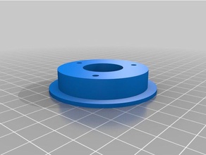 spool holder adaption rostock max v3 parts 3d print model - Mito3D