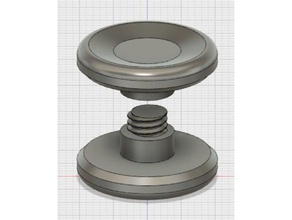 spinner thumb screws games fidget hand toy 3d print model - Mito3D