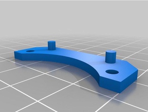anet a2 dual fan placa do suporte Impressora 3d de peças 3d print model - Mito3D