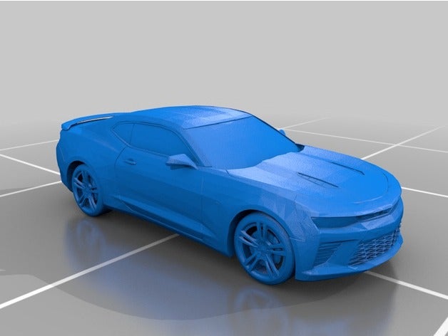 chevrolet camaro ss 2016 vehículos american coche chevy de músculo deportivo 3D print model - Mito3D