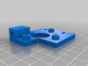 x ekseni kemer gerdirici - prusa i3 3d yazıcı parçaları tensoner x-ekseni 3d print model - Mito3D