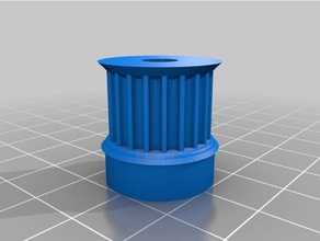 my customized parametric pulley - lots tooth profiles 3d printer parts 3d print model - Mito3D