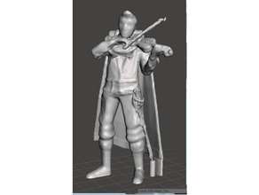 fiddle bard dnd tabletop-gaming 3d print model - Mito3D