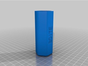 mi personalizados laberinto de regalo la tapa caja texto fpr claire puzzles personalizado 3d print model - Mito3D