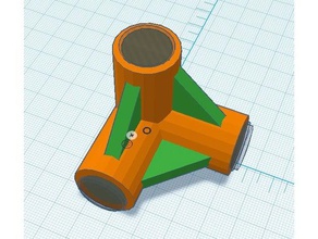 vp tubi angolo 16mm Le stampanti 3d giardini la protezione tubo di pvc 3d print model - Mito3D