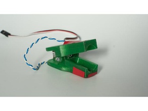 Kızılötesi kalp hızı monitörü kelepçe biyoloji atış oksimetre 3d print model - Mito3D
