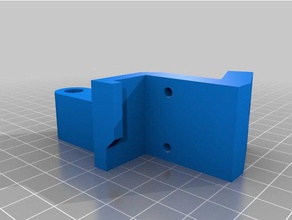 lcd 12864 cas intégrée de l'axe z soutien L'imprimante 3d pièces prusa i3 rework 3d print model - Mito3D