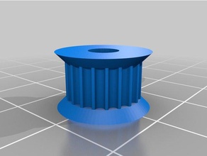 gt2 20 tooth pulley 5mm shaft 3d printer parts customized 3d print model - Mito3D