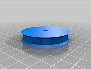 gt2 80 tooth pulley 5mm shaft 3d printer parts customized 3d print model - Mito3D