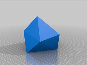 basso poligono cubo sculture lowpoly low poly 3d print model - Mito3D
