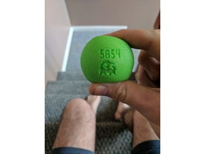 stress ball- frc team 5854 glitch robotics ball first toy 3d print model - Mito3D