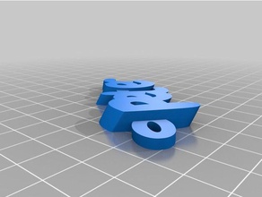 meine angepasste iamburny ' s text - peter Organisation kundengebundene 3d print model - Mito3D