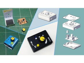 caixa de servo testador eletrônica 3d print model - Mito3D