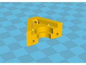 tevo tarantula - hexagon hotend modular carriage bracket 3d printer parts 3d print model - Mito3D