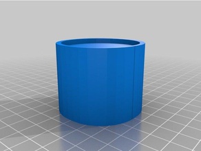 rounded furniture riser 45mm leg 35mm high office customized 3d print model - Mito3D