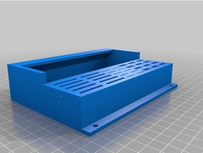 wall-mount usb sdcard caixa de armazenamento computador organização titular 3d print model - Mito3D
