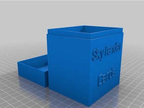 my customized card case customizer office 3d print model - Mito3D