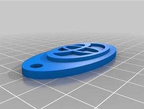 toyota keyring keychains customized 3d print model - Mito3D