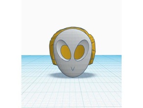 court owls lego toy & game accessories batman hair mask 3d print model - Mito3D