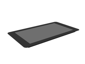 raspberrypi pantalla táctil de 7 pulgadas la electrónica Modelo 3d modelo pi oficial frambuesa raspberry 3d print model - Mito3D