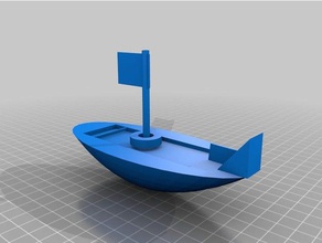 bateau des véhicules 3d print model - Mito3D
