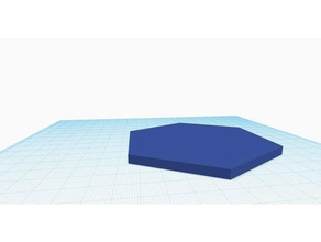 hexagon-Untersetzer 3d-drucken Achterbahn hexagon 3d print model - Mito3D