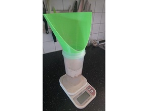 funnel joylent powder kitchen & dining diet jimmy joy protein soylent 3d print model - Mito3D