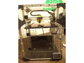 ft-5 enclosure braces 1 8in acrylic 3d printer parts 3d print model - Mito3D